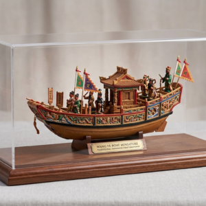 Peaceful Wang Ye Boat Miniature