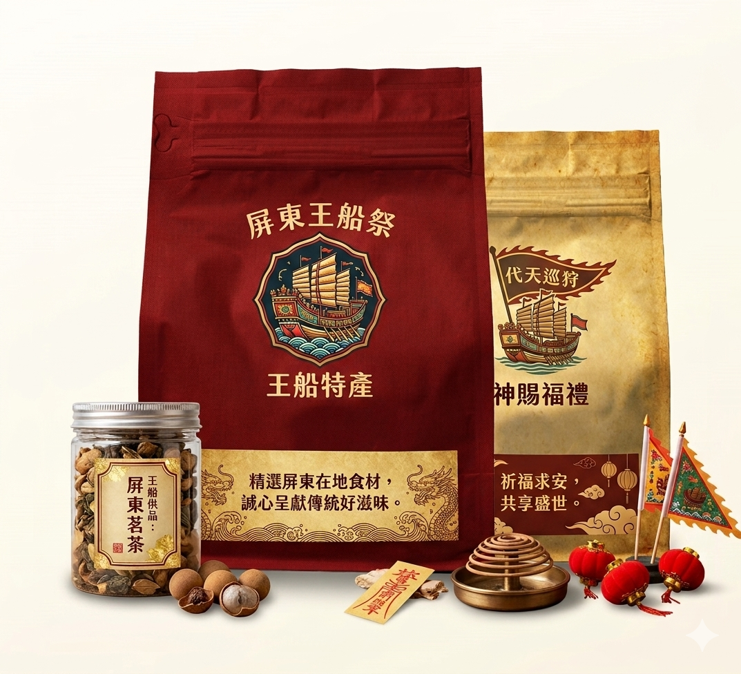 屏東王船商品展示