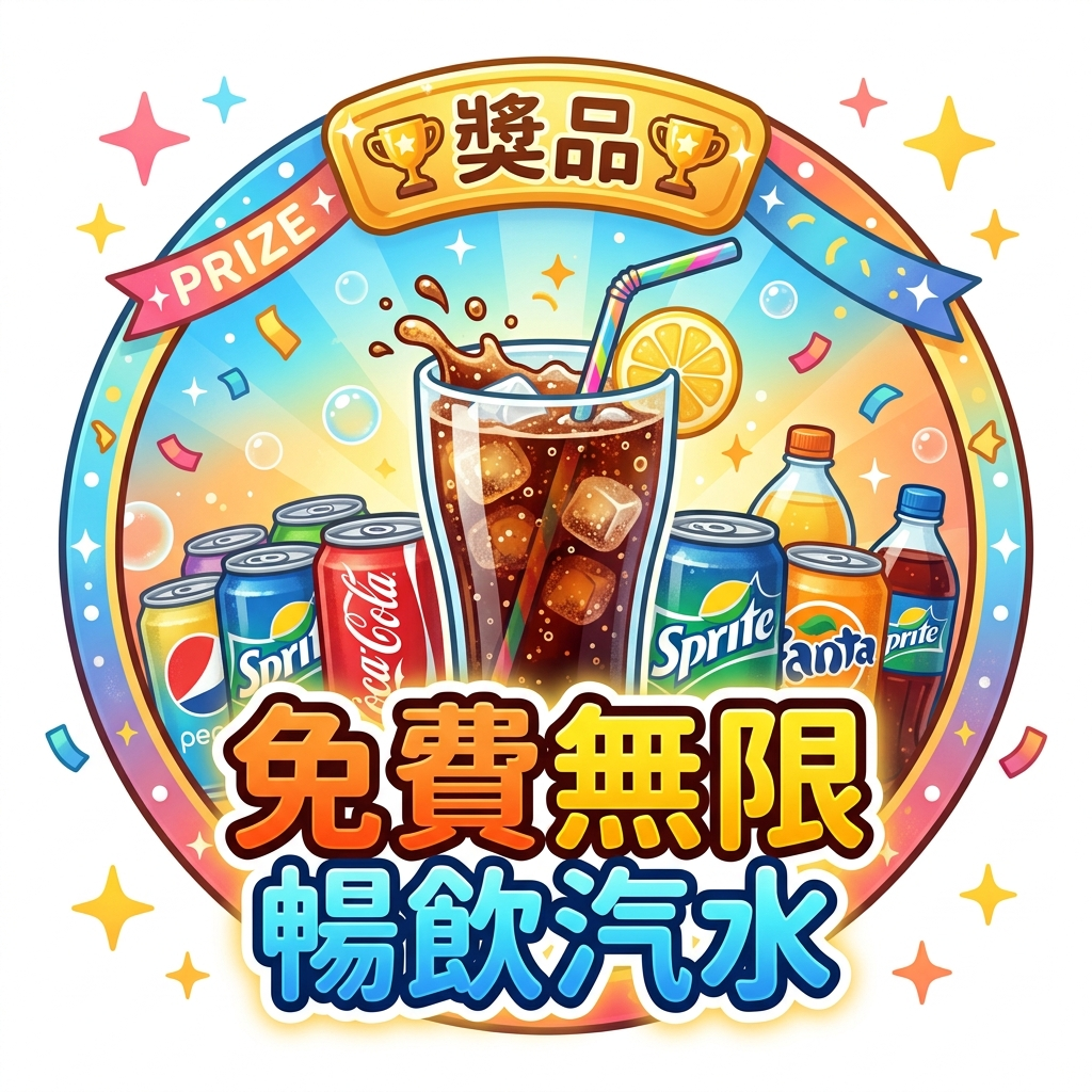 免費無限暢飲汽水